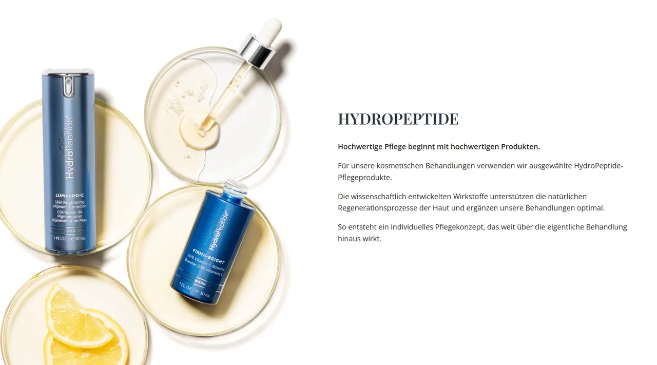 Produkte von HydroPeptide auf der Website von Beauty Lounge