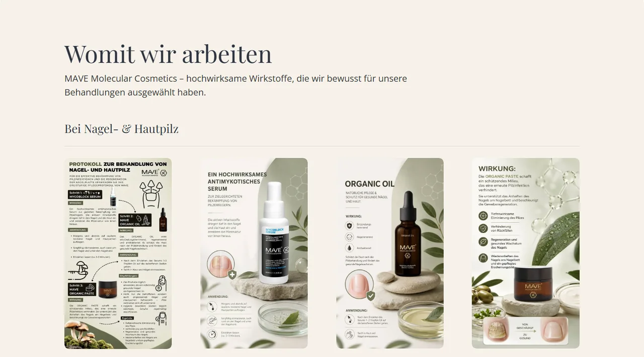 Produkte auf der Seite Fußpflege von Beauty Lounge