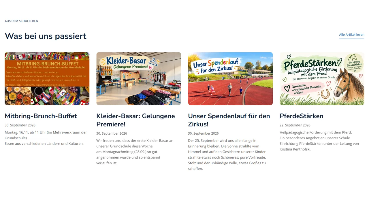 Beiträge aus dem Schulleben der Grundschule Hamm (Sieg)